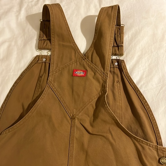 Dickies Classic Bib Overalls (32x32, Rinsed Brown Duck) - Picture 12 of 16